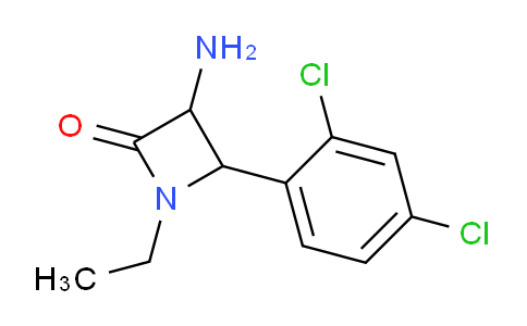 CAS No. 1706820-77-0, 3-Amino-4-(2,4-dichlorophenyl)-1-ethylazetidin-2-one
