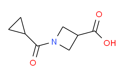CAS No. 1341284-50-1, 1-(Cyclopropanecarbonyl)azetidine-3-carboxylic acid