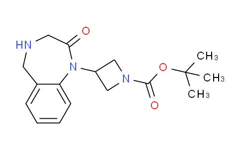 CAS No. 2044704-84-7, tert-Butyl 3-(2-oxo-2,3,4,5-tetrahydro-1H-benzo[e][1,4]diazepin-1-yl)azetidine-1-carboxylate
