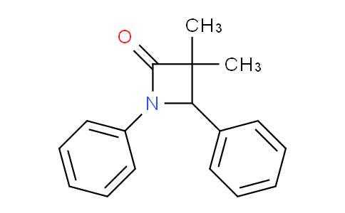 CAS No. 5438-81-3, 3,3-Dimethyl-1,4-diphenylazetidin-2-one