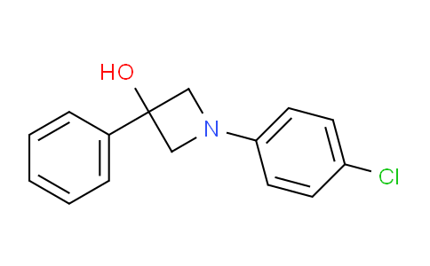 CAS No. 62082-49-9, 1-(4-Chlorophenyl)-3-phenylazetidin-3-ol