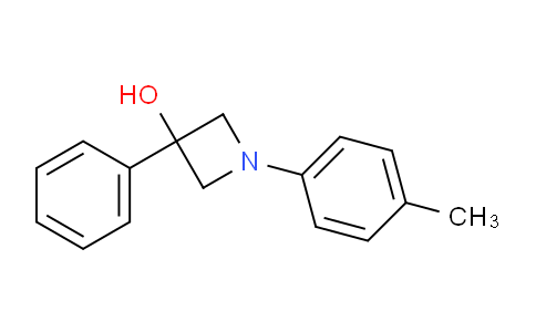 CAS No. 62082-50-2, 3-Phenyl-1-(p-tolyl)azetidin-3-ol