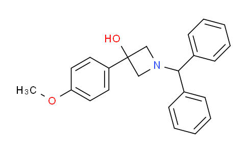 CAS No. 917899-25-3, 1-Benzhydryl-3-(4-methoxyphenyl)azetidin-3-ol