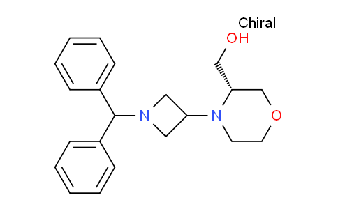 CAS No. 917572-35-1, (R)-(4-(1-Benzhydrylazetidin-3-yl)morpholin-3-yl)methanol