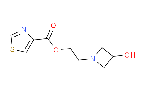 CAS No. 429666-44-4, 2-(3-Hydroxyazetidin-1-yl)ethyl thiazole-4-carboxylate