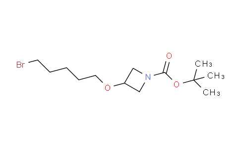 CAS No. 1221715-90-7, tert-Butyl 3-((5-bromopentyl)oxy)azetidine-1-carboxylate