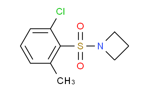 CAS No. 1334622-63-7, 1-((2-Chloro-6-methylphenyl)sulfonyl)azetidine
