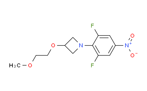 CAS No. 919357-52-1, 1-(2,6-Difluoro-4-nitrophenyl)-3-(2-methoxyethoxy)azetidine