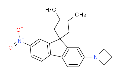 CAS No. 918442-29-2, 1-(7-Nitro-9,9-dipropyl-9H-fluoren-2-yl)azetidine