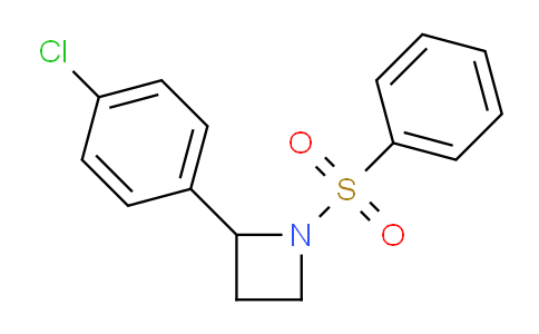 CAS No. 87751-36-8, 2-(4-Chlorophenyl)-1-(phenylsulfonyl)azetidine