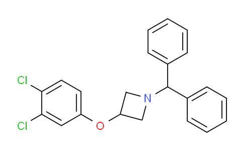 CAS No. 132924-44-8, 1-Benzhydryl-3-(3,4-dichlorophenoxy)azetidine