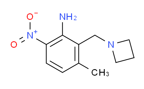 CAS No. 189383-10-6, 2-(Azetidin-1-ylmethyl)-3-methyl-6-nitroaniline
