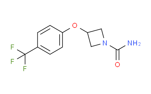 CAS No. 102363-16-6, 3-(4-(Trifluoromethyl)phenoxy)azetidine-1-carboxamide