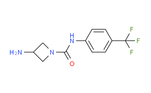 CAS No. 920320-53-2, 3-Amino-N-(4-(trifluoromethyl)phenyl)azetidine-1-carboxamide