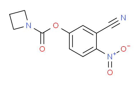 CAS No. 920966-44-5, 3-Cyano-4-nitrophenyl azetidine-1-carboxylate