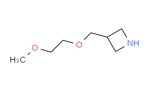 CAS No. 1220031-15-1, 3-((2-Methoxyethoxy)methyl)azetidine