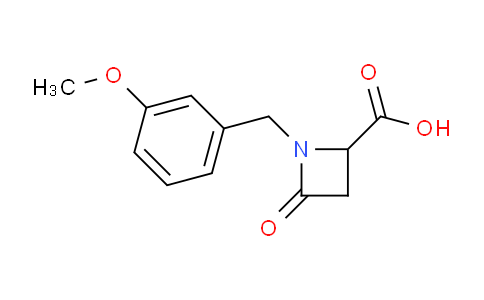 CAS No. 1236267-77-8, 1-(3-Methoxybenzyl)-4-oxoazetidine-2-carboxylic acid