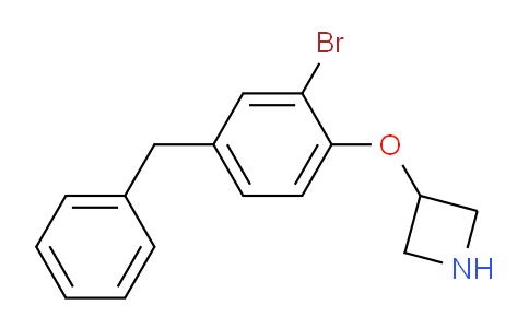 CAS No. 1220027-08-6, 3-(4-Benzyl-2-bromophenoxy)azetidine