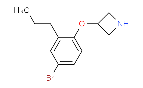 CAS No. 1220027-80-4, 3-(4-Bromo-2-propylphenoxy)azetidine