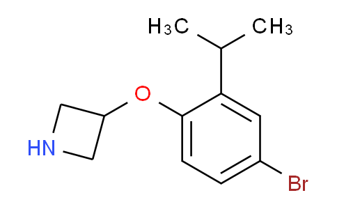 CAS No. 1220027-28-0, 3-(4-Bromo-2-isopropylphenoxy)azetidine