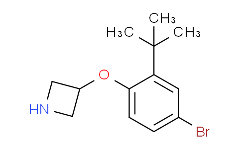 CAS No. 1146960-47-5, 3-(4-Bromo-2-(tert-butyl)phenoxy)azetidine