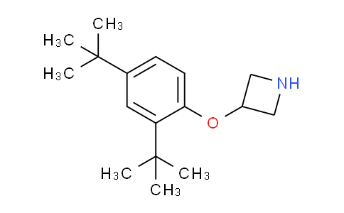 CAS No. 1220038-43-6, 3-(2,4-Di-tert-butylphenoxy)azetidine
