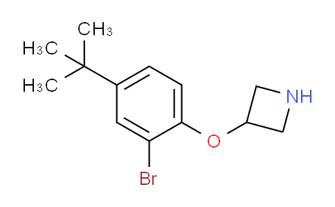 CAS No. 1219948-65-8, 3-(2-Bromo-4-(tert-butyl)phenoxy)azetidine