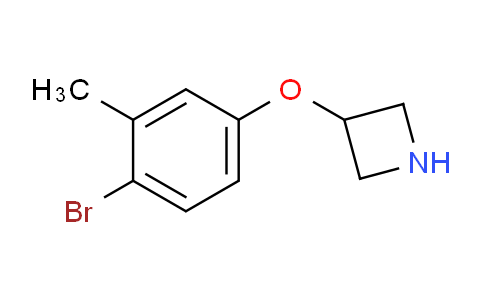 CAS No. 1220038-48-1, 3-(4-Bromo-3-methylphenoxy)azetidine