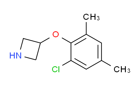 CAS No. 1219960-77-6, 3-(2-Chloro-4,6-dimethylphenoxy)azetidine