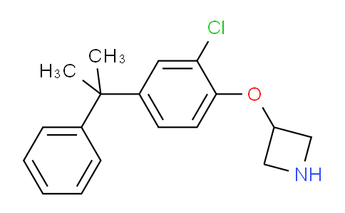 CAS No. 1219960-83-4, 3-(2-Chloro-4-(2-phenylpropan-2-yl)phenoxy)azetidine