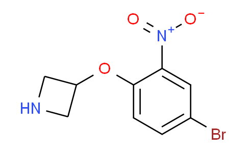 CAS No. 1220027-84-8, 3-(4-Bromo-2-nitrophenoxy)azetidine