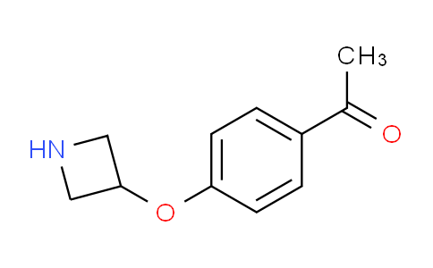 CAS No. 1220021-47-5, 1-(4-(Azetidin-3-yloxy)phenyl)ethanone