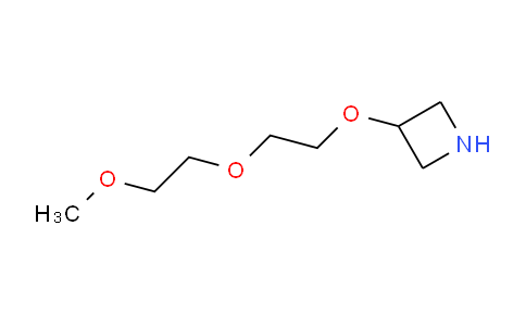 CAS No. 1220038-71-0, 3-(2-(2-Methoxyethoxy)ethoxy)azetidine