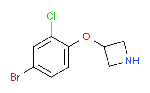 CAS No. 954226-36-9, 3-(4-Bromo-2-chlorophenoxy)azetidine