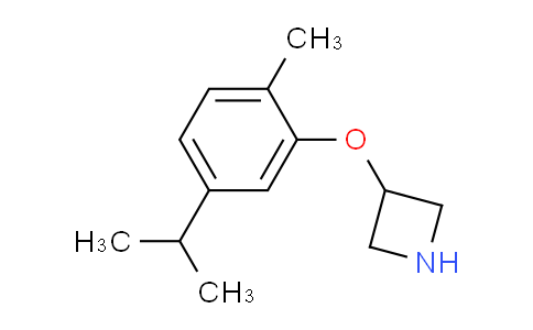 CAS No. 1219961-10-0, 3-(5-Isopropyl-2-methylphenoxy)azetidine