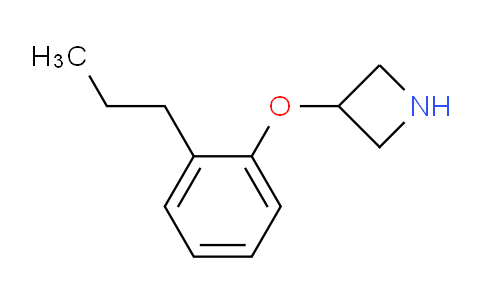 CAS No. 1220028-69-2, 3-(2-Propylphenoxy)azetidine