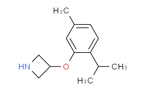 CAS No. 1220028-38-5, 3-(2-Isopropyl-5-methylphenoxy)azetidine