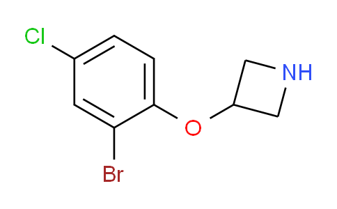 CAS No. 954225-69-5, 3-(2-Bromo-4-chlorophenoxy)azetidine