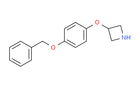 CAS No. 1219977-14-6, 3-(4-(Benzyloxy)phenoxy)azetidine