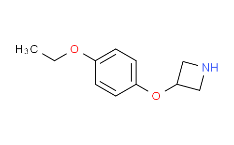 CAS No. 1220028-44-3, 3-(4-Ethoxyphenoxy)azetidine