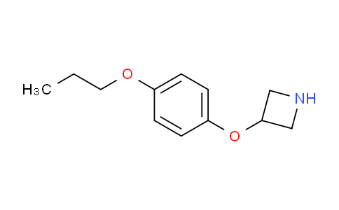 CAS No. 1220028-94-3, 3-(4-Propoxyphenoxy)azetidine