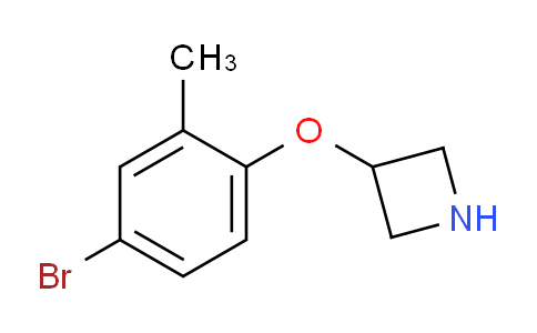 CAS No. 954223-42-8, 3-(4-Bromo-2-methylphenoxy)azetidine