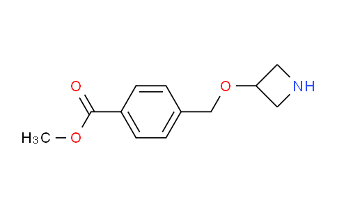 CAS No. 1121587-36-7, Methyl 4-((azetidin-3-yloxy)methyl)benzoate