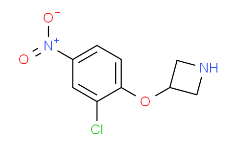 CAS No. 1220029-10-6, 3-(2-Chloro-4-nitrophenoxy)azetidine