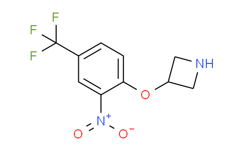 CAS No. 1220028-61-4, 3-(2-Nitro-4-(trifluoromethyl)phenoxy)azetidine