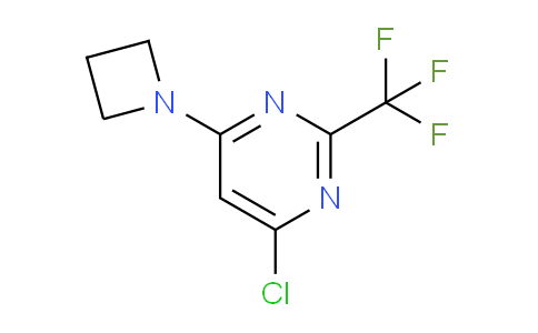 CAS No. 1880232-28-9, 4-(Azetidin-1-yl)-6-chloro-2-(trifluoromethyl)pyrimidine