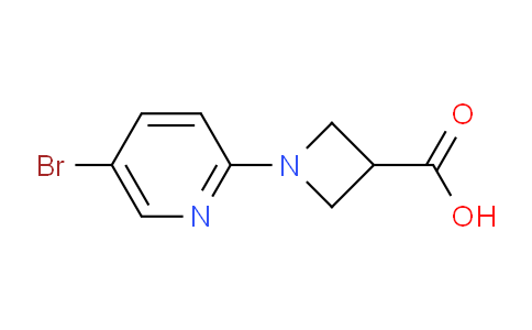 CAS No. 1420867-93-1, 1-(5-bromopyridin-2-yl)azetidine-3-carboxylic acid
