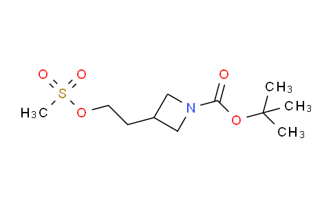 CAS No. 958026-60-3, tert-butyl 3-(2-((methylsulfonyl)oxy)ethyl)azetidine-1-carboxylate