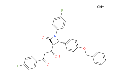 DY720511 | 231301-00-1 | (3S,4S)-4-(4-(benzyloxy)phenyl)-1-(4-fluorophenyl)-3-((R)-3-(4-fluorophenyl)-1-hydroxy-3-oxopropyl)azetidin-2-one