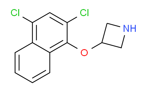 CAS No. 719993-89-2, 3-((2,4-Dichloronaphthalen-1-yl)oxy)azetidine